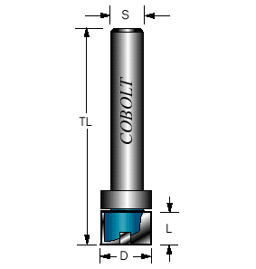 MALLFRÄS 12 MM, L:25 MM COBOLT