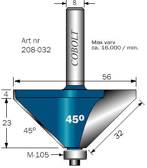 FASFRÄS HM 56MM COBOLT