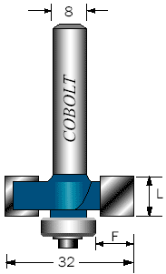 FALSFRÄS COBOLT  L: 6MM