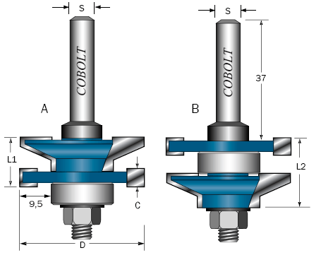 KONTRAPROFILFRÄS D: 41MM