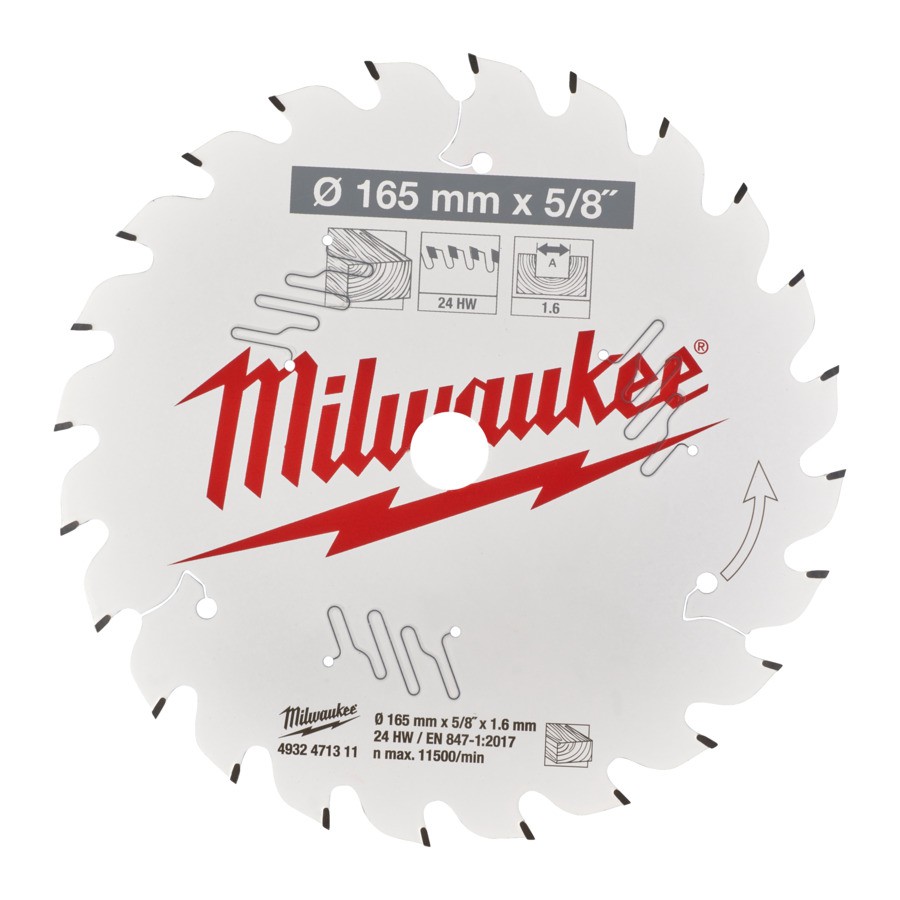 SÅGKLINGA MILWAUKEE 4932471311 165X15,87X24T