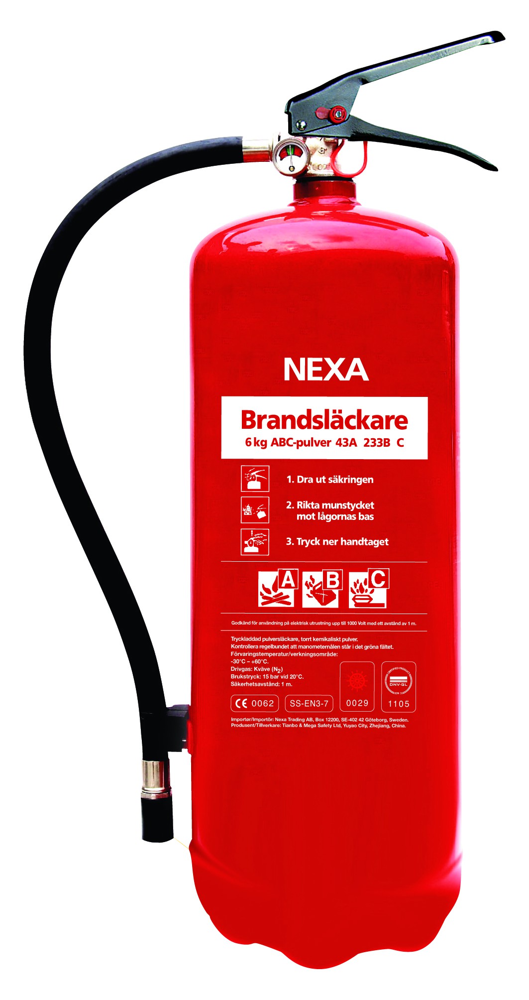 BRANDSLÄCKARE ABC 6 KG