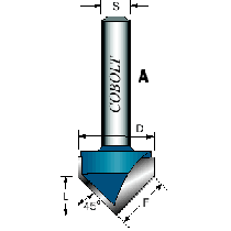 V-SPÅRFRÄS D: 9,5MM