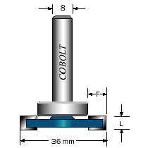 SKIVNOTFRÄS 6,5 / 4MM