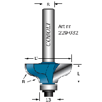 KANTPROFILFRÄS COBOLT  D:32, R:4,8