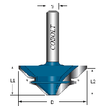 HÖRNFÖRBINDNINGSFRÄS D:38, L: 13MM