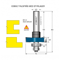 Falsfräs L=10 F=11 D=41 S=12 SL=52