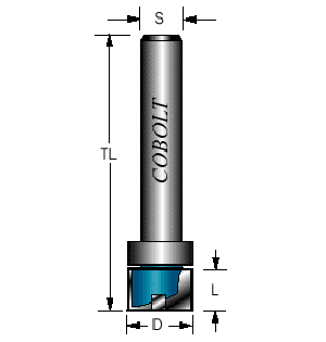 MALLFRÄS D= 19, L= 10MM