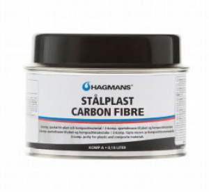 SPACKEL HAGMANS STÅLPLAST CARBON FIBRE 0,18 LIT