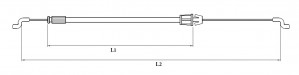MOTORBROMS KABEL  (Honda) STIGA 181000733/0