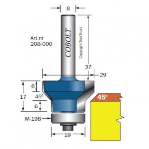 KANT- & FASFRÄS COBOLT D=29, L=16