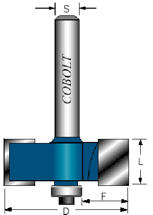 FALSFRÄS L: 15MM