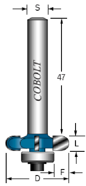 SIDDEKORFRÄS L: 6MM