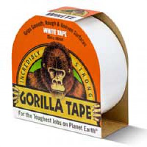 GORILLA TEJP VIT 48 MM 10 METER