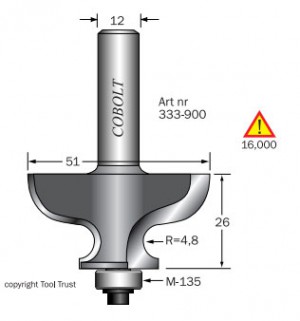 PROFILFRÄS COBOLT KLASSISK 51 MM