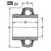 INSATSLAGER YAR206 SKF